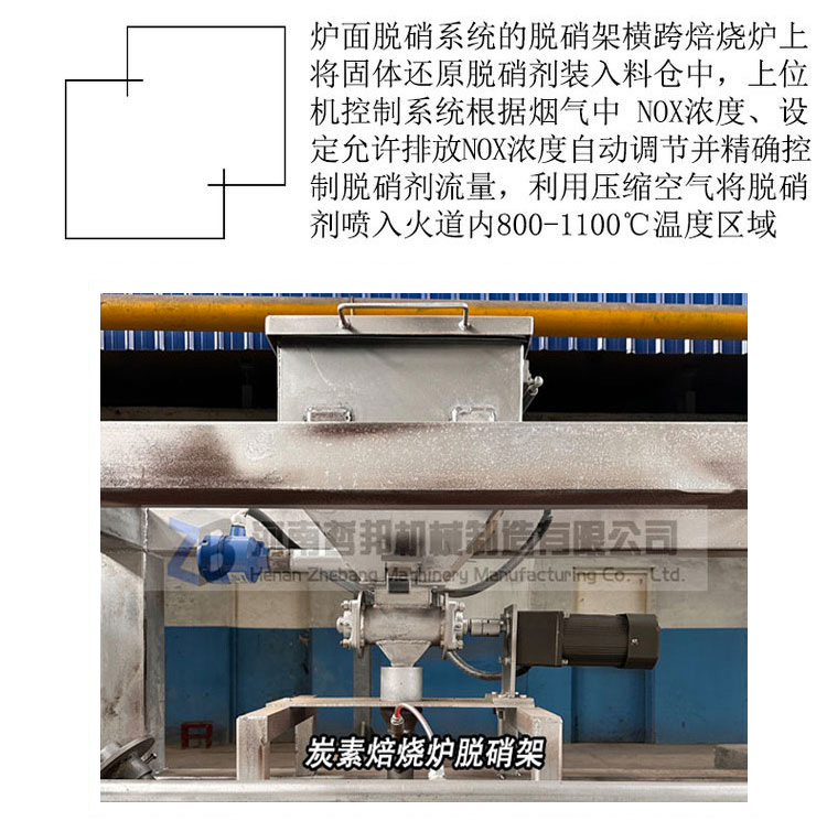 焙烧炉脱硝架,干法SNCR脱硝架,定量脱硝架